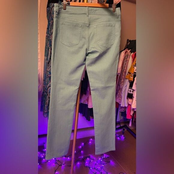 CHICO’s teal Jean color Like New Condition size 15 - Picture 2 of 4